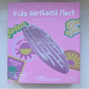 NIB Sunnylife Kids Surfboard Float in “Summer Sherbet”